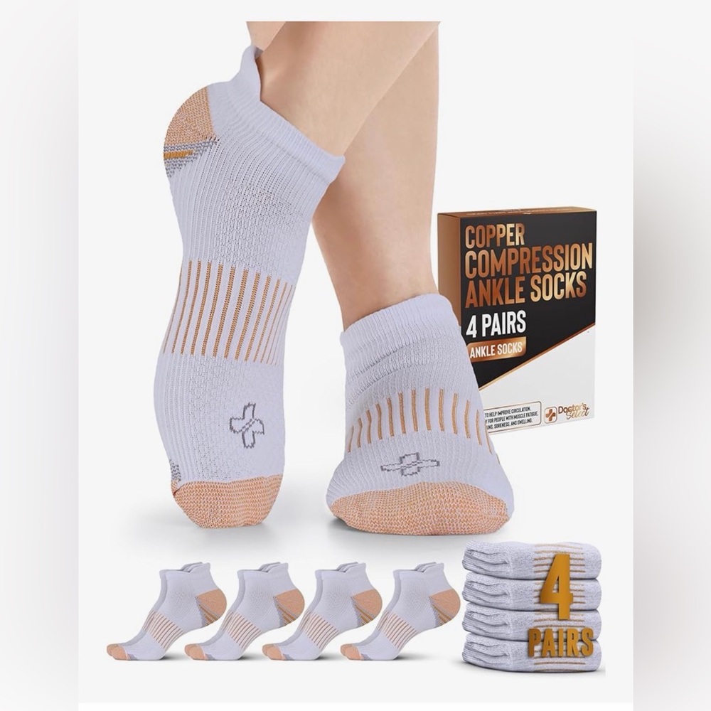 Doctor's Select Unisex Copper Ankle Compression Socks